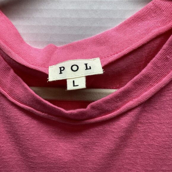 POL TOP PEACE PATCHWORK W/CROCHET CANDY PINK - Picture 6 of 10